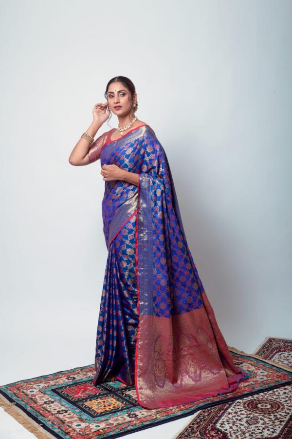 Rajpath Anika Festive Wear Weaving Silk Saree Collection